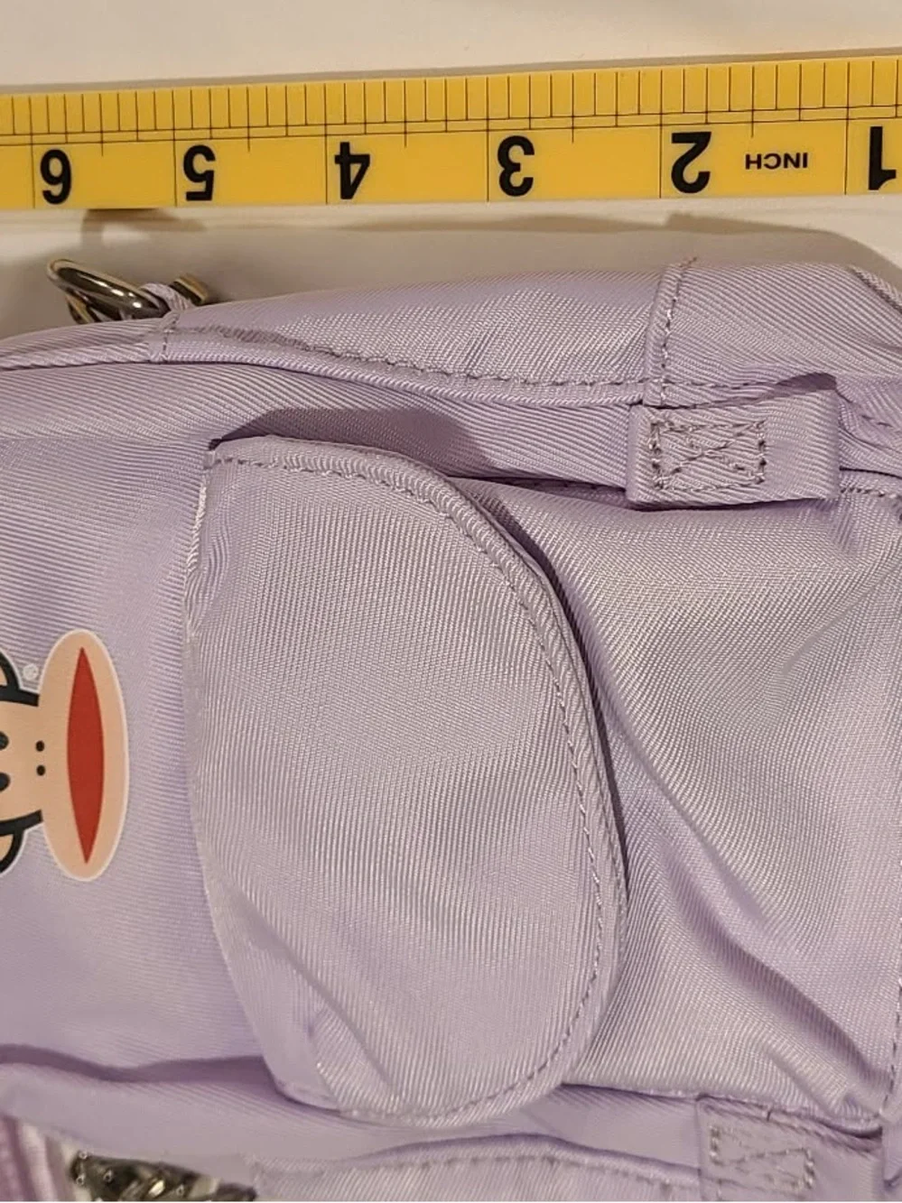 Paul Frank Lilac Kids Crossbody Bag with Julius Graphic